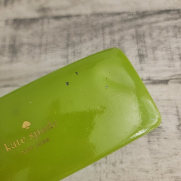 Kate Spade New York Women's Blue and Green Glasses Case - Picture 2 of 8